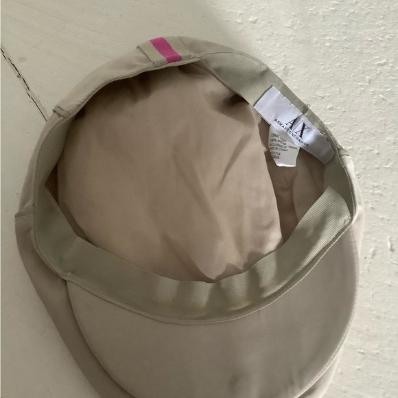 5/$25💛 Armani pink stripe cap hat - Picture 2 of 3